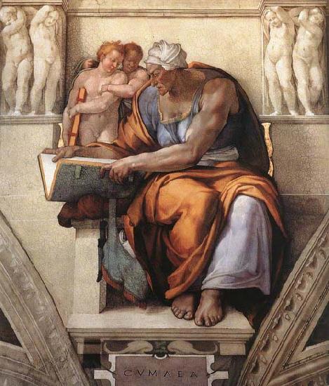 The Cumaean Sibyl, Michelangelo Buonarroti